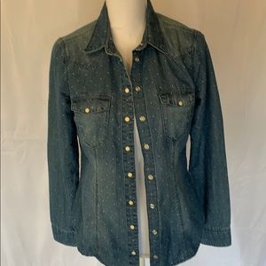 H&M denim button down